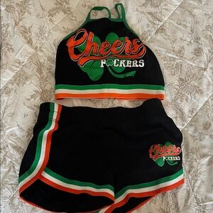 St Patrick’s day cheer outfit for night out